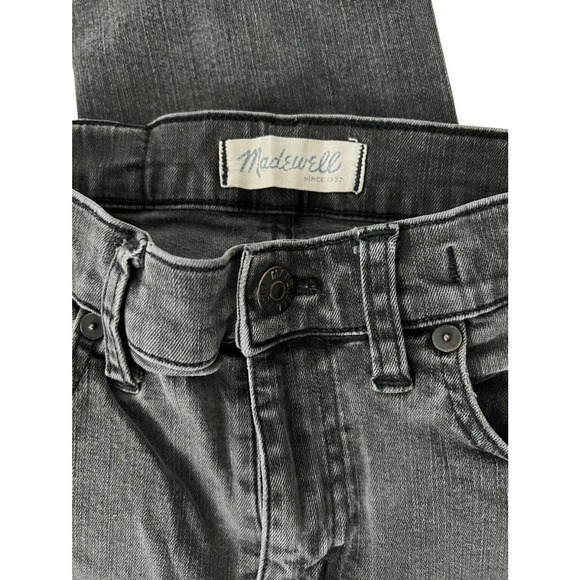 Madewell Womens Jeans ALLEY Straight Leg Denim Slim Fit Faded Black Size 27 - Picture 4 of 7